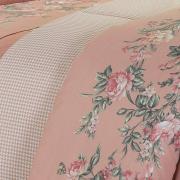 Jogo de Cama Queen Percal 180 fios - Marlene Rosa Velho - Dui Design