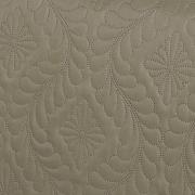 Kit: 1 Cobre-leito Solteiro Bouti de Microfibra Ultrasonic + 1 Porta-travesseiro - Talin Taupe - Dui Design